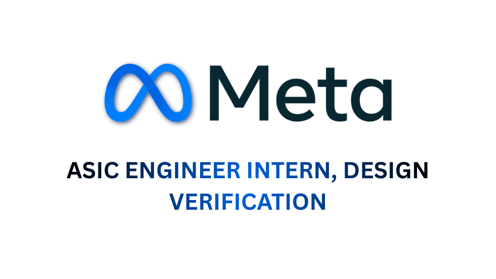 meta asic engineer intern design verification internship 2026 bangalore