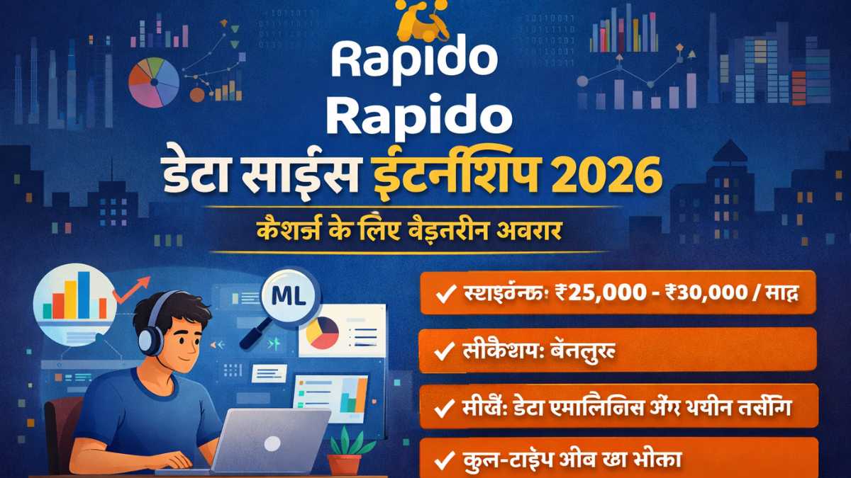 Rapido Data Science Internship 2026